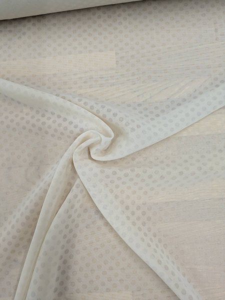 画像7: 生地:ポリエステルボイルドット柄プリント(ベージュ) (7)