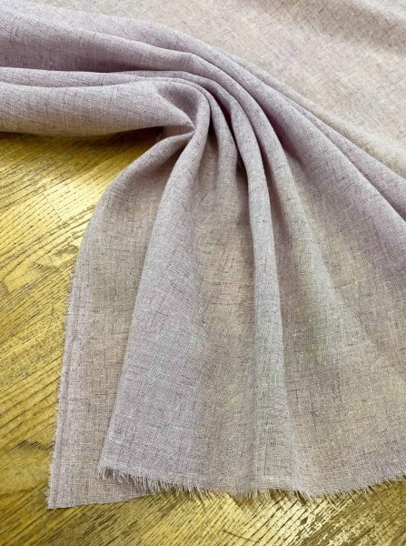 画像6: 生地:リネンライクシアーブラウス地(くすみピンク) (6)