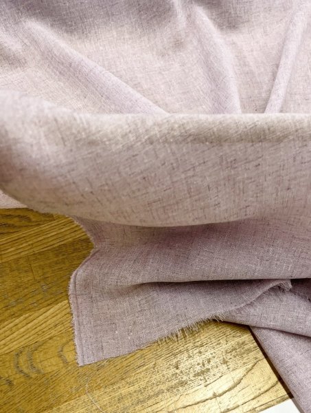 画像8: 生地:リネンライクシアーブラウス地(くすみピンク) (8)
