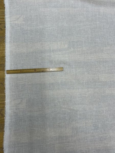画像2: 生地:リネンライクシアーブラウス地(ホワイト) (2)