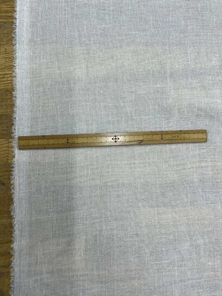 画像3: 生地:リネンライクシアーブラウス地(ホワイト) (3)