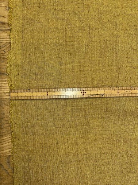 画像3: 生地:リネンライクシアーブラウス地(マスタード) (3)