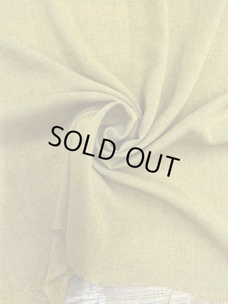 画像7: 生地：リネンライクシアーブラウス地（マスタード） (7)