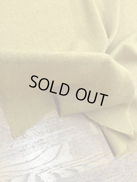 画像8: 生地：リネンライクシアーブラウス地（マスタード） (8)