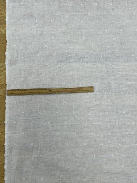 画像2: 生地:綿麻スノーカットドビー(白) (2)