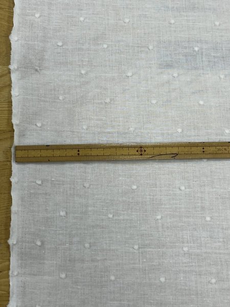 画像3: 生地:綿麻スノーカットドビー(白) (3)