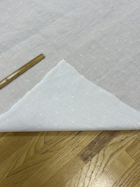 画像4: 生地:綿麻スノーカットドビー(白) (4)