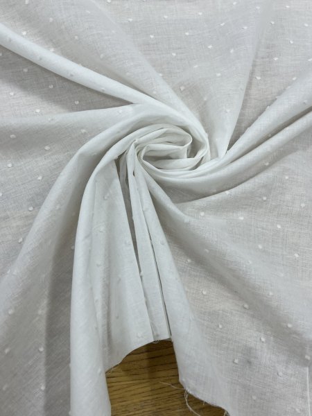 画像7: 生地:綿麻スノーカットドビー(白) (7)