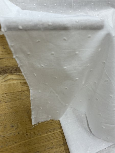 画像8: 生地:綿麻スノーカットドビー(白) (8)