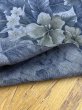 画像5: 生地：ハイビスカス柄プリント　デニム風コットン（デニムブルー） (5)