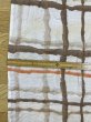 画像3: 生地：綿ローンミラクルウェーブ 格子柄（茶） (3)