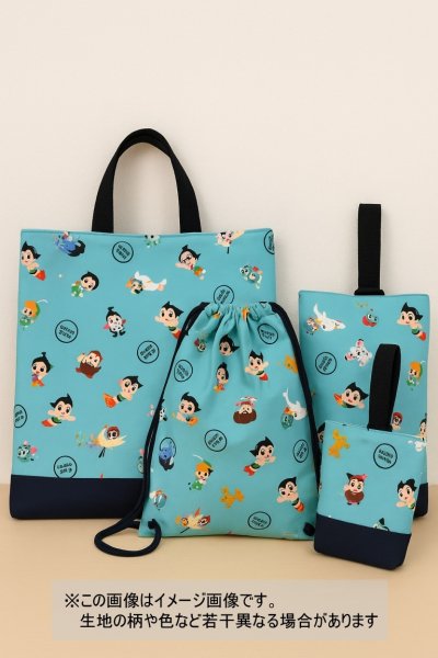 画像8: 生地：キャラクタープリント ライトキャンバス生地（ブルー） (8)