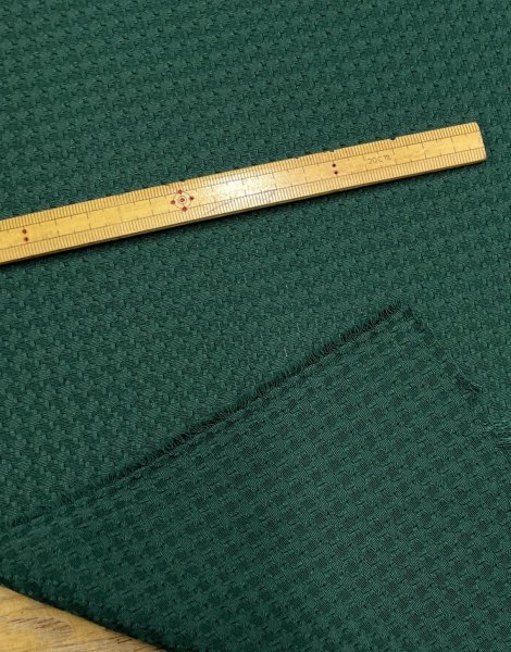 画像4: 生地:ポリエステル100%ジャカードライク合繊織物(ディープグリーン) (4)