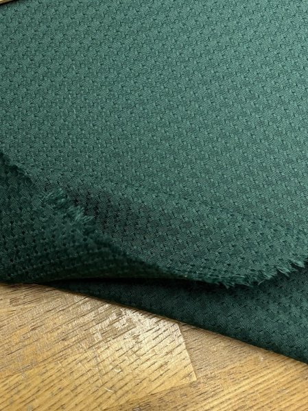 画像5: 生地:ポリエステル100%ジャカードライク合繊織物(ディープグリーン) (5)