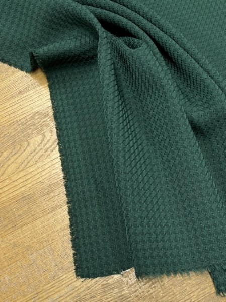 画像6: 生地:ポリエステル100%ジャカードライク合繊織物(ディープグリーン) (6)