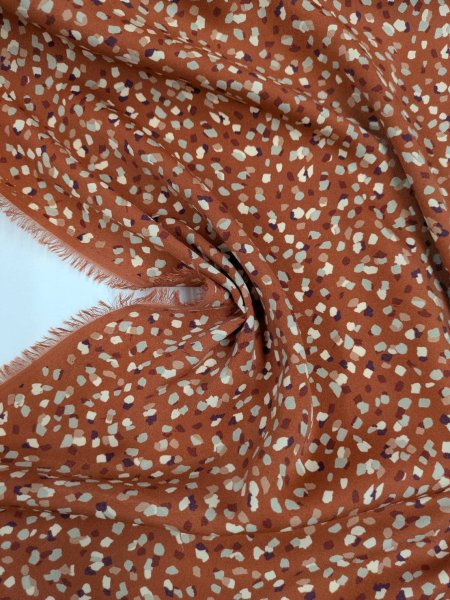 画像6: 生地:ポリエステル100%ニューヴィーナススエード(レンガレッド) (6)