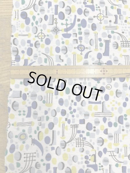 画像3: 生地：綿100％抽象的SZ柄天竺ニット（白地） (3)