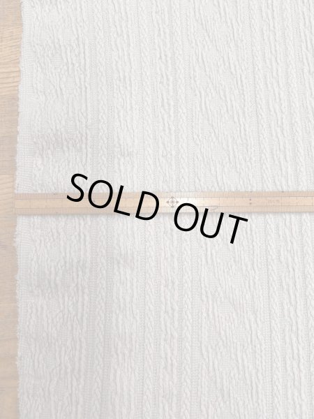 画像3: 生地：ジャガード編み アランケーブル柄 ニット（くすみピンクベージュ） (3)