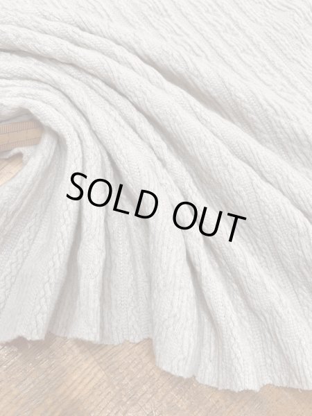 画像5: 生地：ジャガード編み アランケーブル柄 ニット（くすみピンクベージュ） (5)