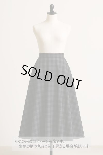 画像1: 生地：ポリエステル100％ブロックチェック柄（黒／墨黒） (1)