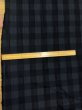 画像3: 生地：ポリエステル100％ブロックチェック柄（黒／墨黒） (3)