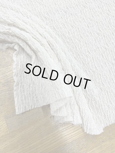 画像7: 生地：ポリエステル系 シャーリングニット（クリーム） (7)