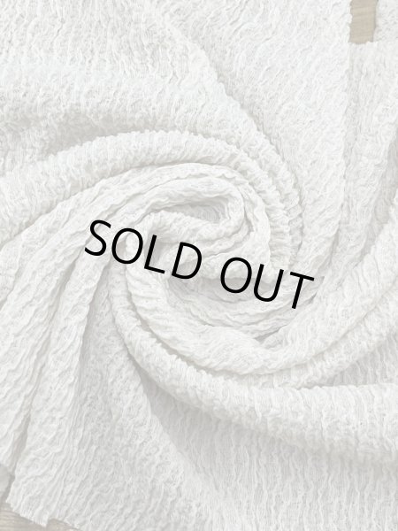 画像8: 生地：ポリエステル系 シャーリングニット（クリーム） (8)