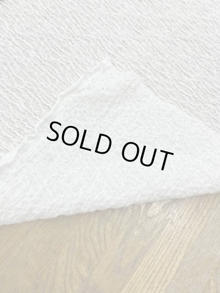 画像4: 生地：ポリエステル系 シャーリングニット（白） (4)