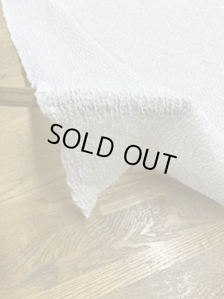 画像8: 生地：ポリエステル系 シャーリングニット（白） (8)