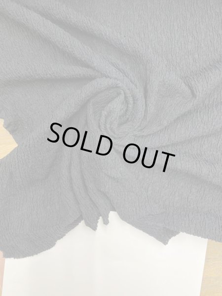 画像6: 生地：ポリエステル系 シャーリングニット（黒） (6)