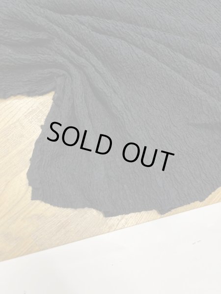 画像7: 生地：ポリエステル系 シャーリングニット（黒） (7)