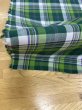 画像8: 生地：綿100％タータン風チェック平織（グリーン系） (8)