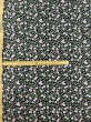 画像2: 生地：綿100％小花プリント平織（ブラック） (2)
