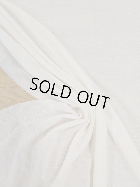 画像6: 生地：ウール変わり織りダブルジャージニット（アイボリー） (6)