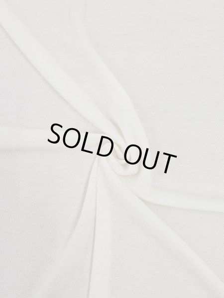 画像8: 生地：ウール変わり織りダブルジャージニット（アイボリー） (8)