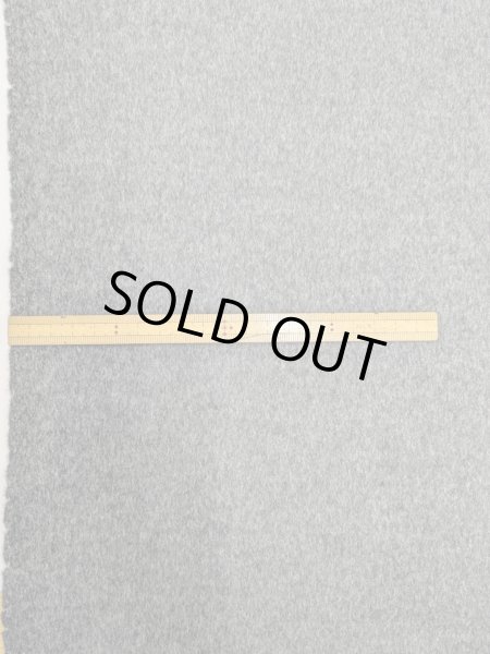 画像2: 生地：カシミヤ入りウール ソフトメルトン（グレー） (2)