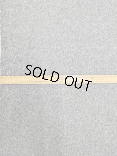 画像3: 生地：カシミヤ入りウール ソフトメルトン（グレー） (3)