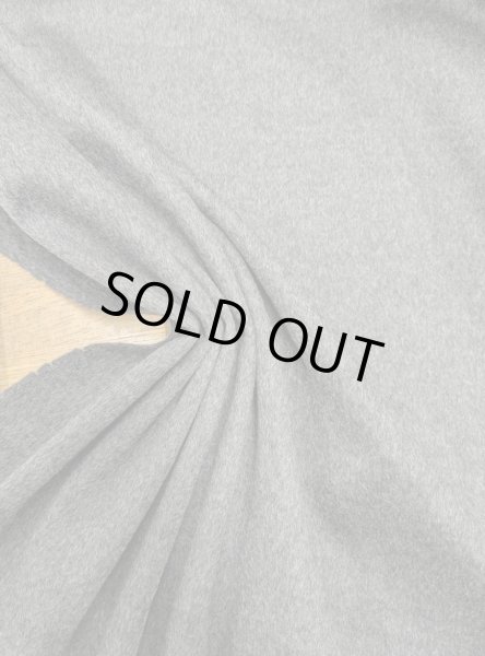 画像5: 生地：カシミヤ入りウール ソフトメルトン（グレー） (5)