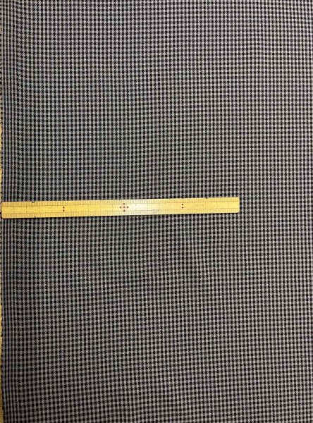 画像2: 生地：ポリエステルストレッチチェック柄織物（グレー系） (2)