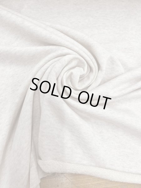 画像7: 生地：綿100％裏毛ニット（霜降りキナリ杢） (7)