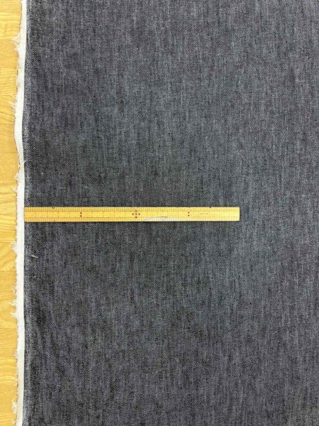 画像2: 生地：綿ストレッチデニム調（ブラック） (2)