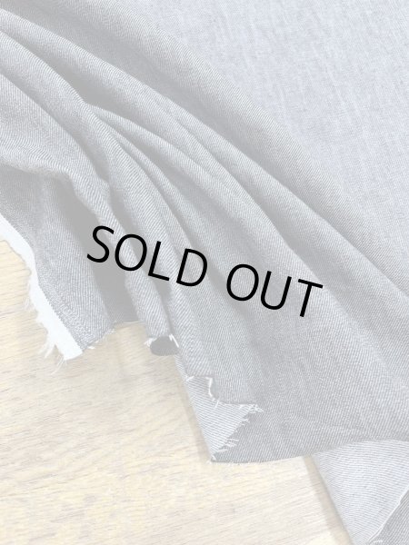 画像6: 生地：綿ストレッチデニム調（ブラック） (6)