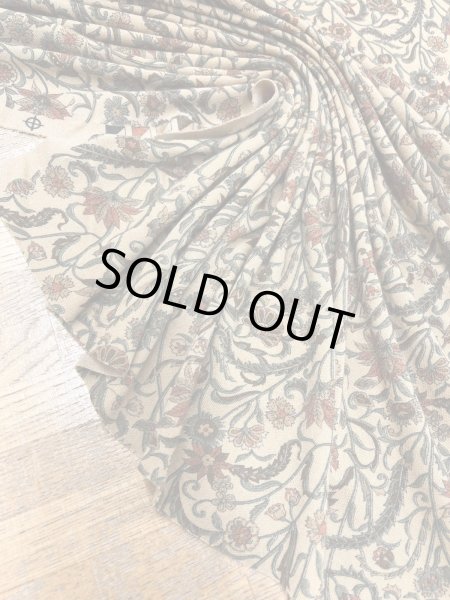 画像6: 生地：ポリウールミックスプリントスムース（ベージュ） (6)