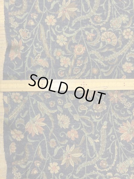 画像3: 生地：ポリウールミックスプリントスムース（紺） (3)