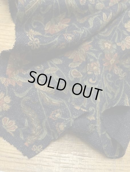 画像7: 生地：ポリウールミックスプリントスムース（紺） (7)