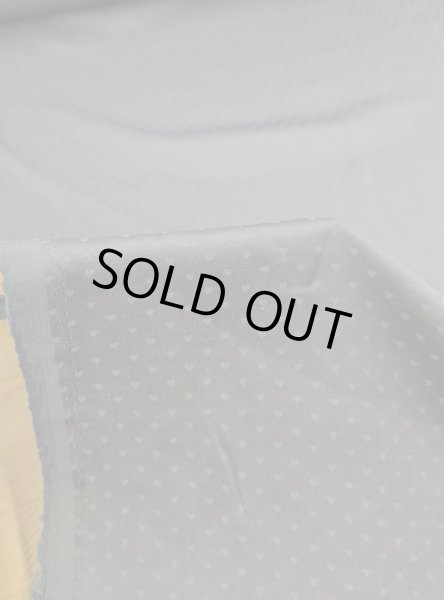 画像5: 生地：ポリエステルコットンミニハート柄ジャガード（黒） (5)