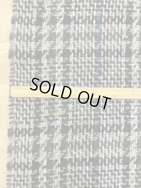 画像3: 生地：ウールざっくりチェックツイード（カーキ／ブラック×ベージュ） (3)