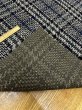 画像4: 生地:ウールざっくりチェックツイード(カーキ/ブラック×ベージュ) (4)