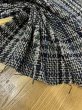 画像6: 生地:ウールざっくりチェックツイード(カーキ/ブラック×ベージュ) (6)
