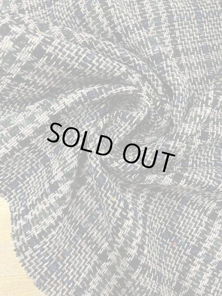 画像7: 生地：ウールざっくりチェックツイード（カーキ／ブラック×ベージュ） (7)